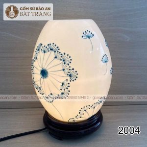 Đèn Xông Tinh Dầu Cao Cấp Trứng Bát Tràng Bé - 2004