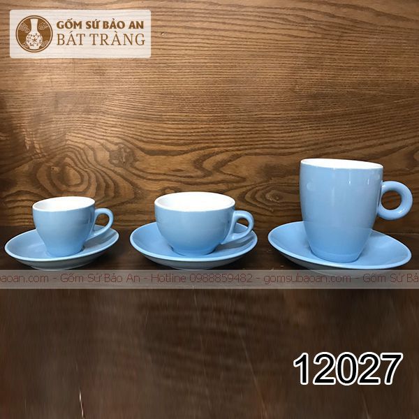 Set Cốc Capuchino Latte Espresso Bát Tràng - 12027