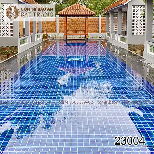 Gạch Mosaic Bể Bơi Bát Tràng - 23004