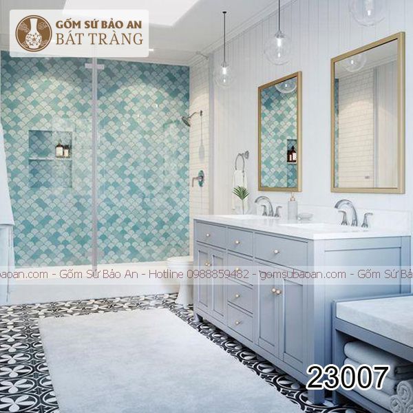 Gạch Mosaic Phòng Tắm Bát Tràng - 23007