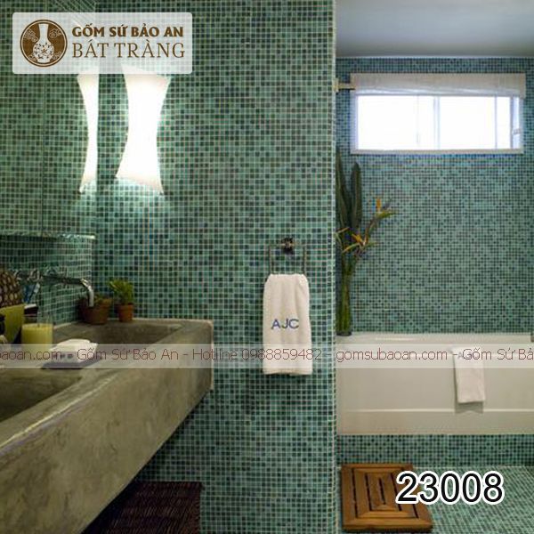 Gạch Mosaic Phòng Tắm Bát Tràng - 23008
