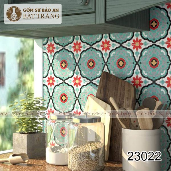 Gạch Mosaic Phòng bếp Bát Tràng - 23022